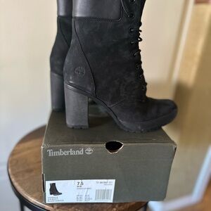 Timberland Women's Dark Heeled Boots